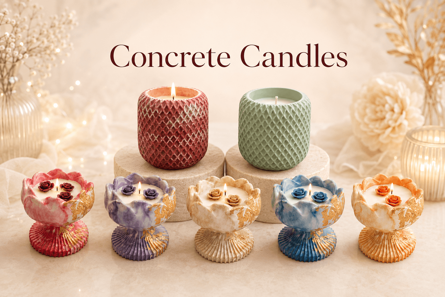 Concrete Candles collection