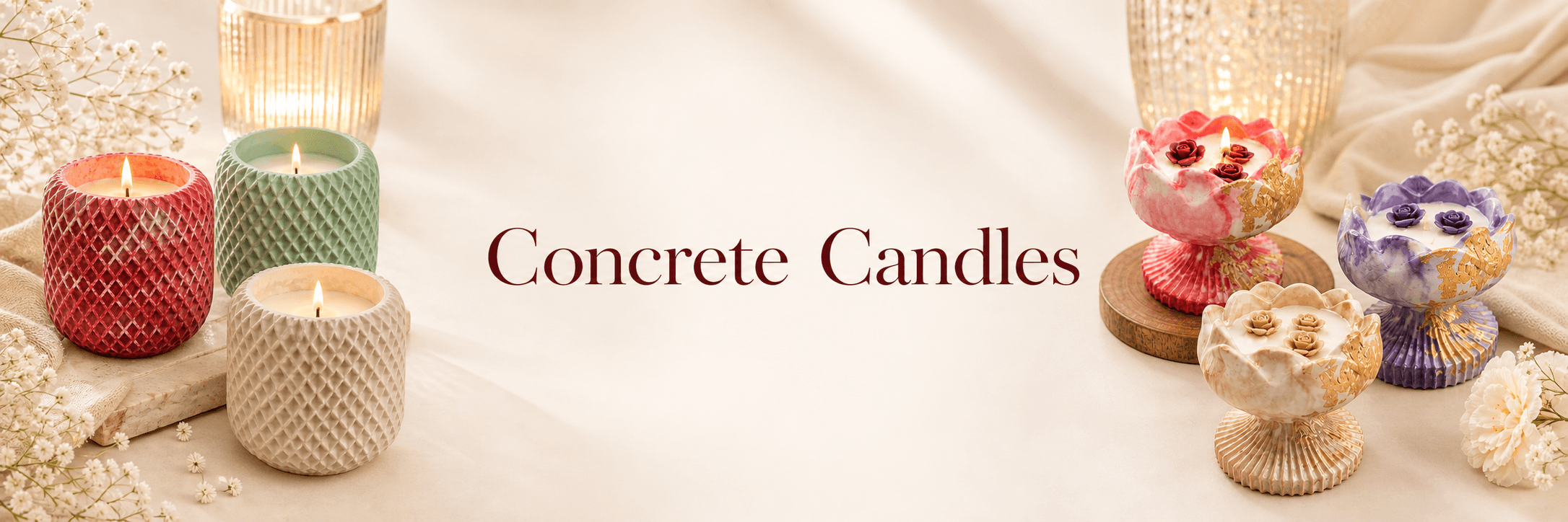 Concrete Candles collection