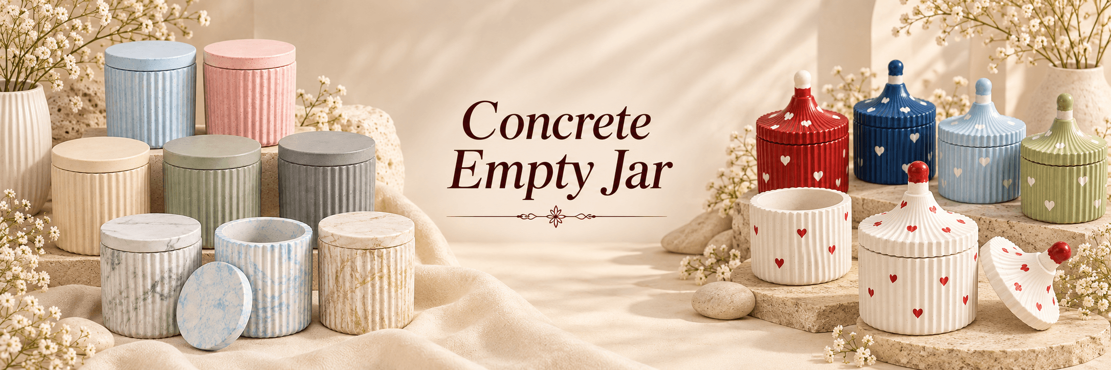 Concrete Empty Jar collection