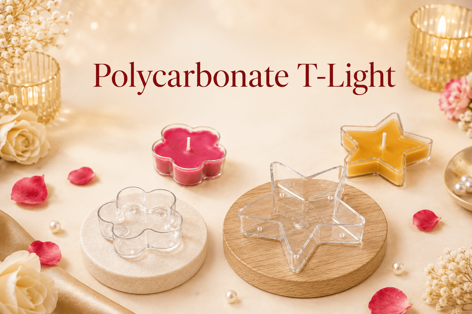 Polycarbonate T-Light collection