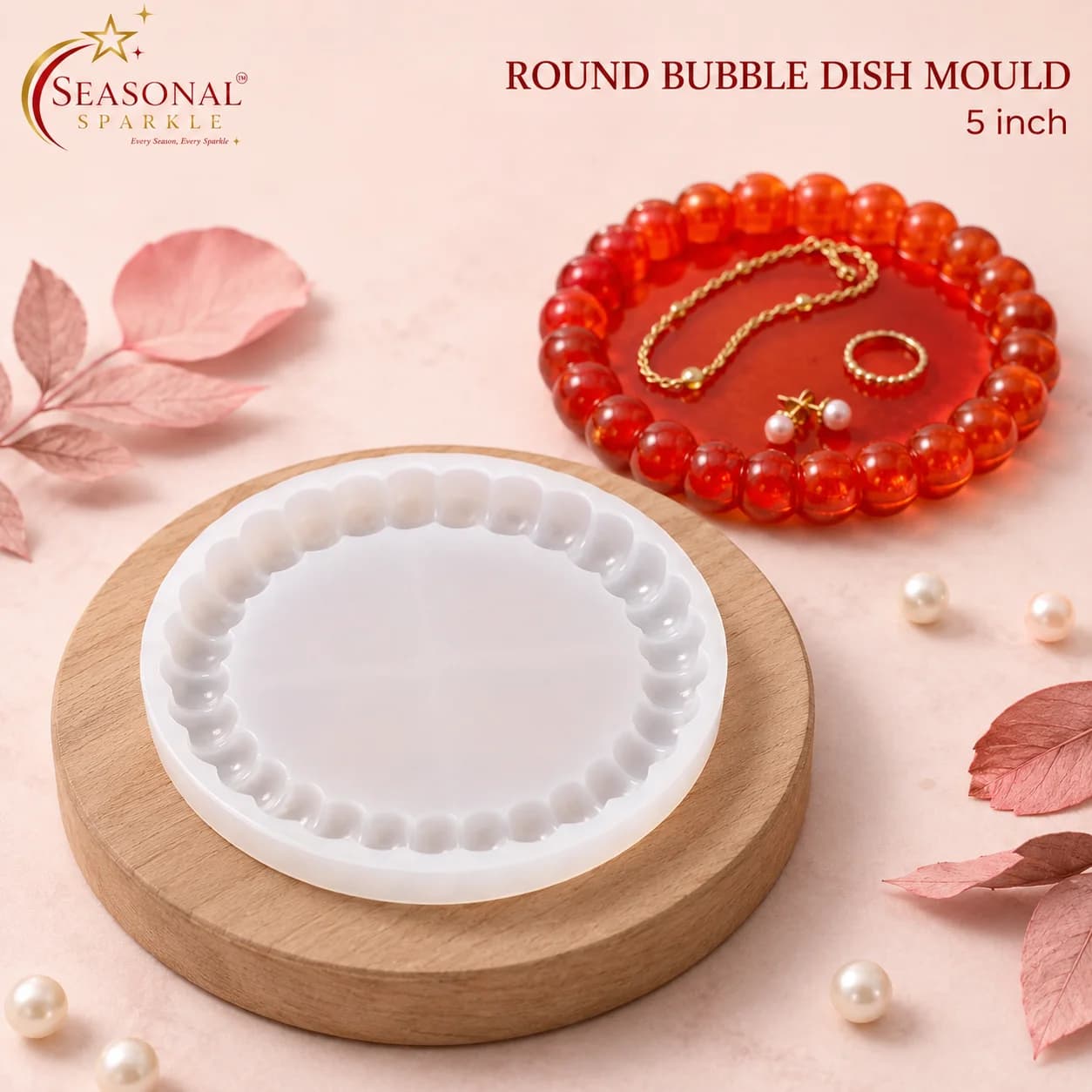 Round Bubble Dish Tray Mould (5 Inch)