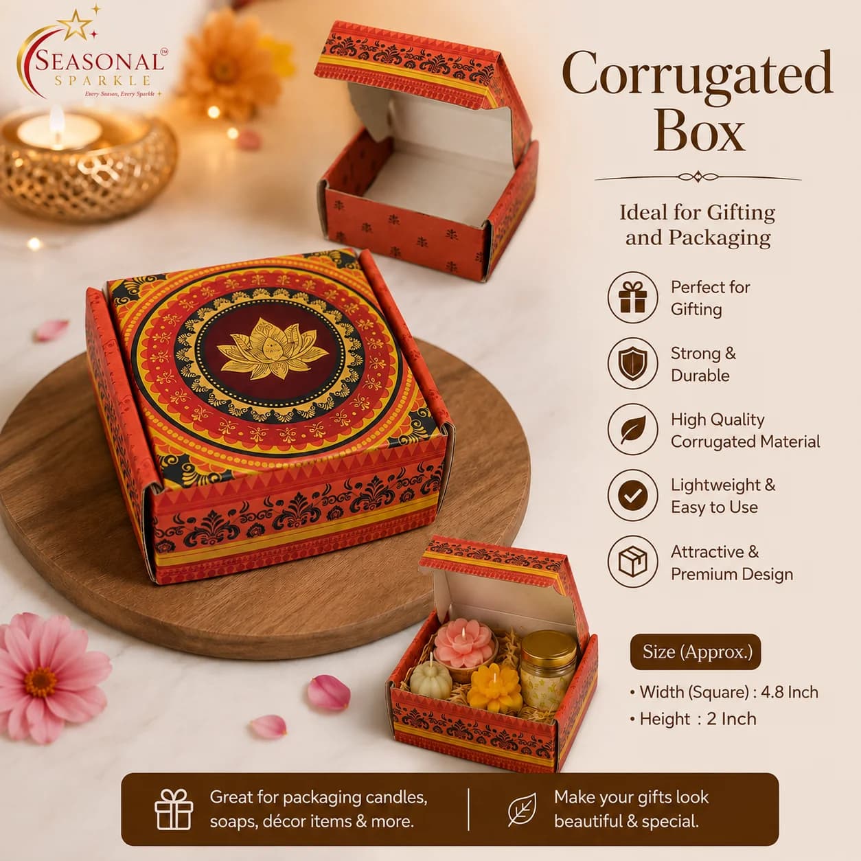 Premium Corrugated Gift Box
