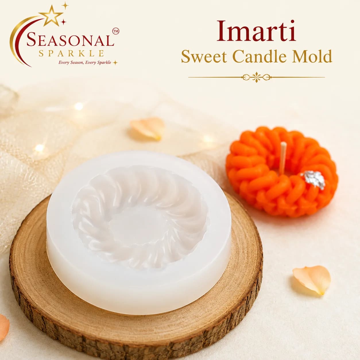 Imarti Festive Sweet Candle Mould