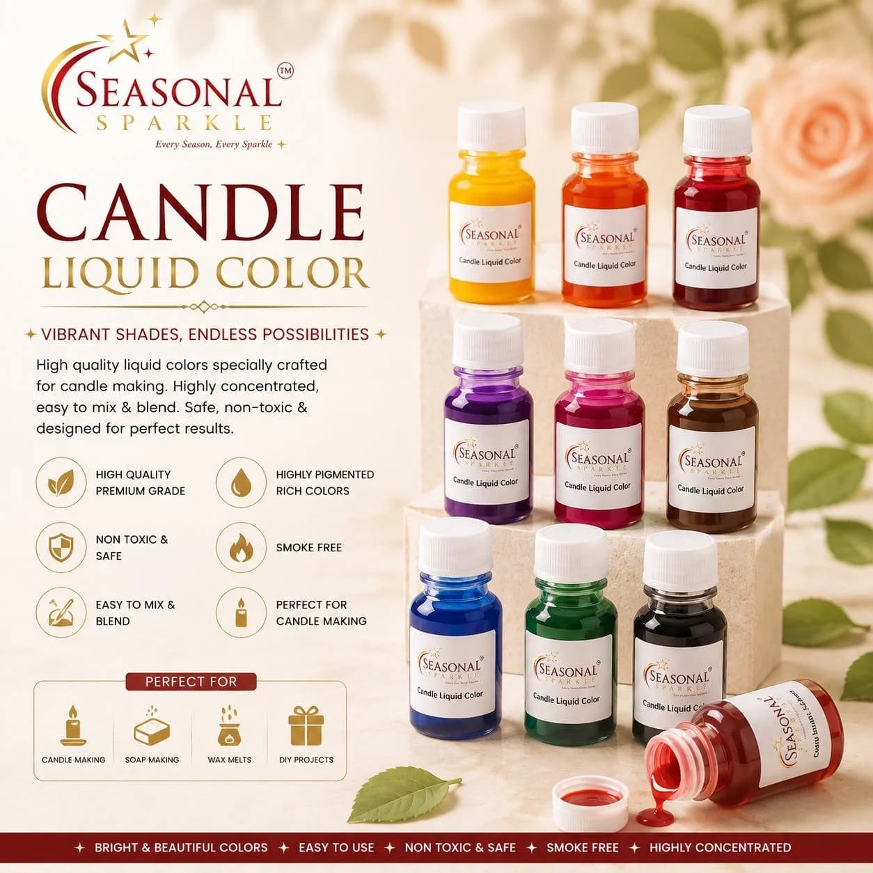 Candle Liquid Color (50ml)
