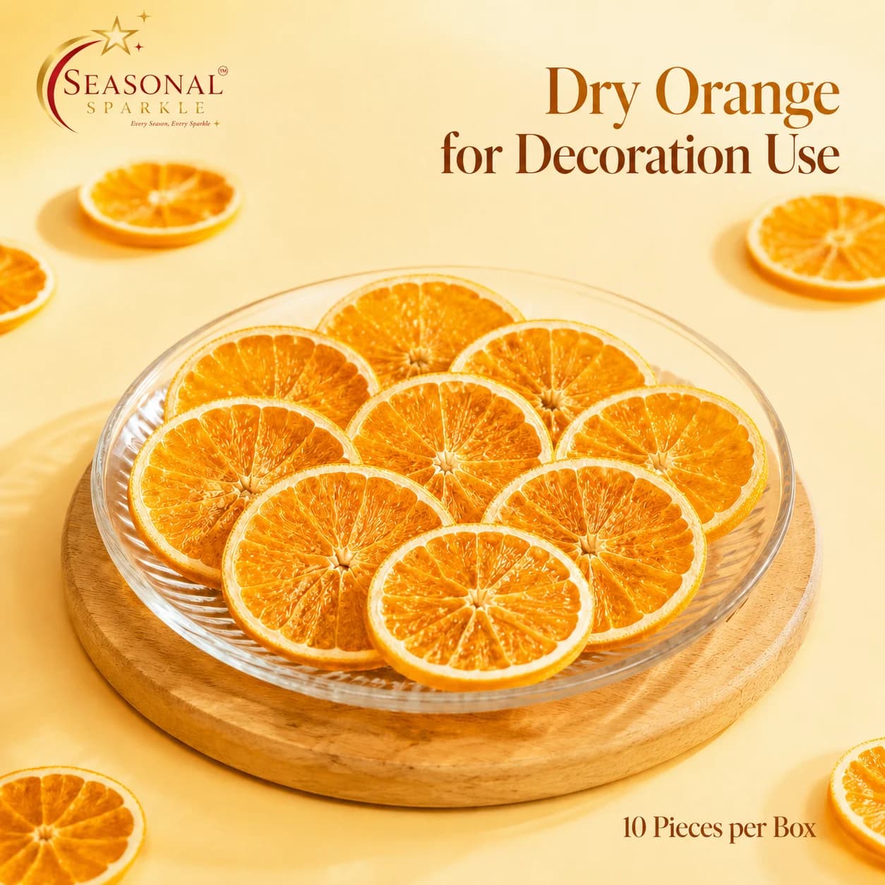 Dried Natural Orange Slices (10 Pcs)