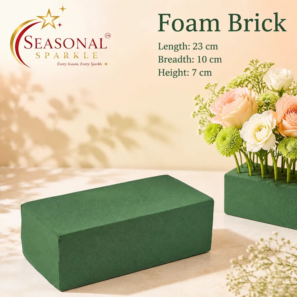 High-Density Floral Foam Brick