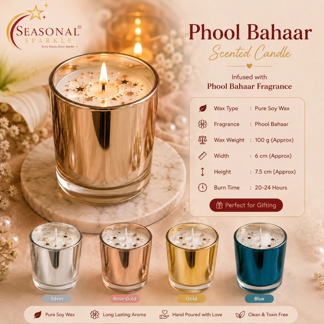 Phool Bahaar Scented Candle