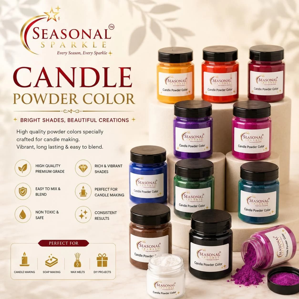 Candle Powder Color