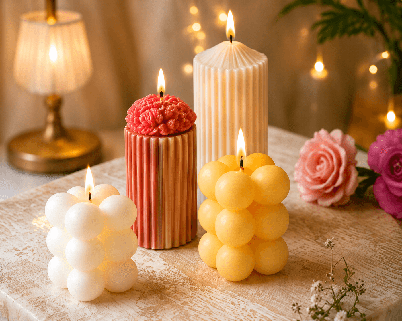 Floral Bloom Candle